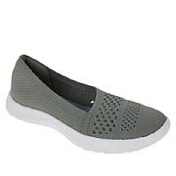 Clarks Cloudsteppers Adella Moon WOMENS Knit Slip-Ons SHOES-SNEAKERS  Olive - Picture 2 of 4